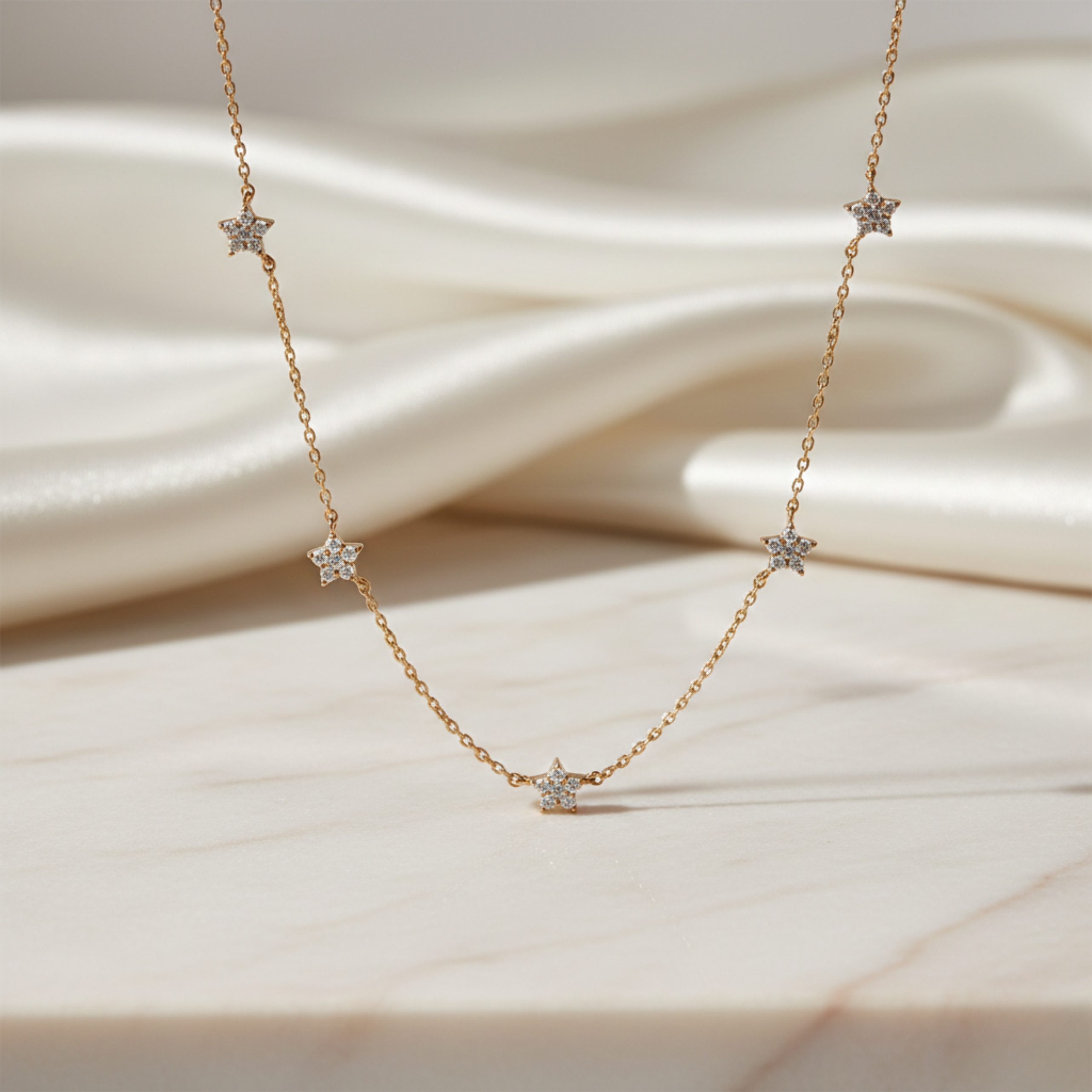 The Star String Necklace
