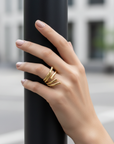 Curved Elegance Ring