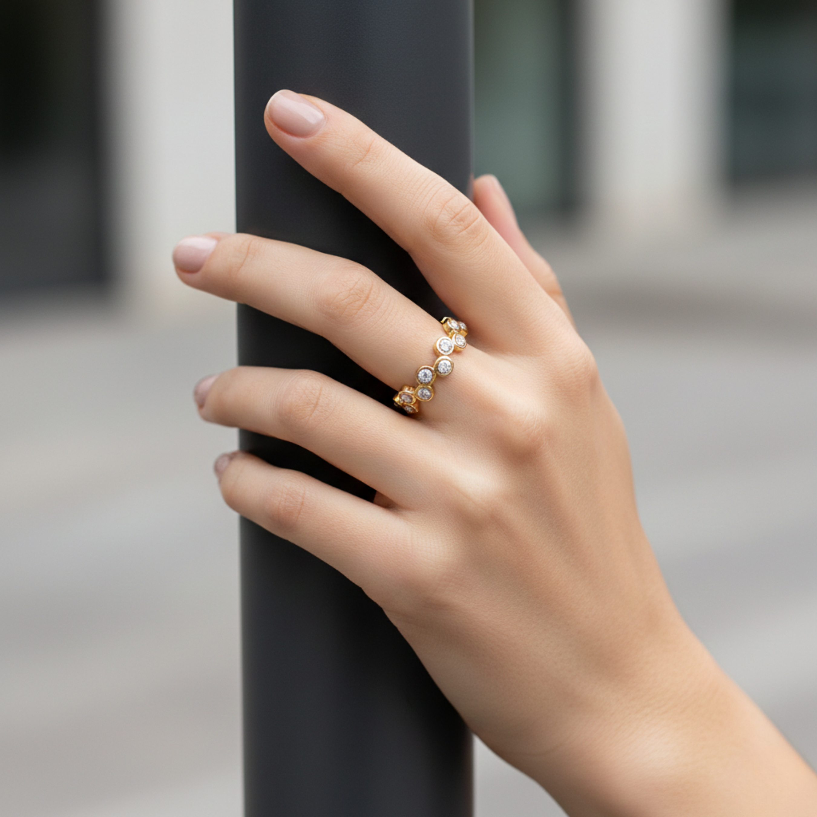 Cluster Stone Ring