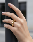 The Athena Onyx Band Ring