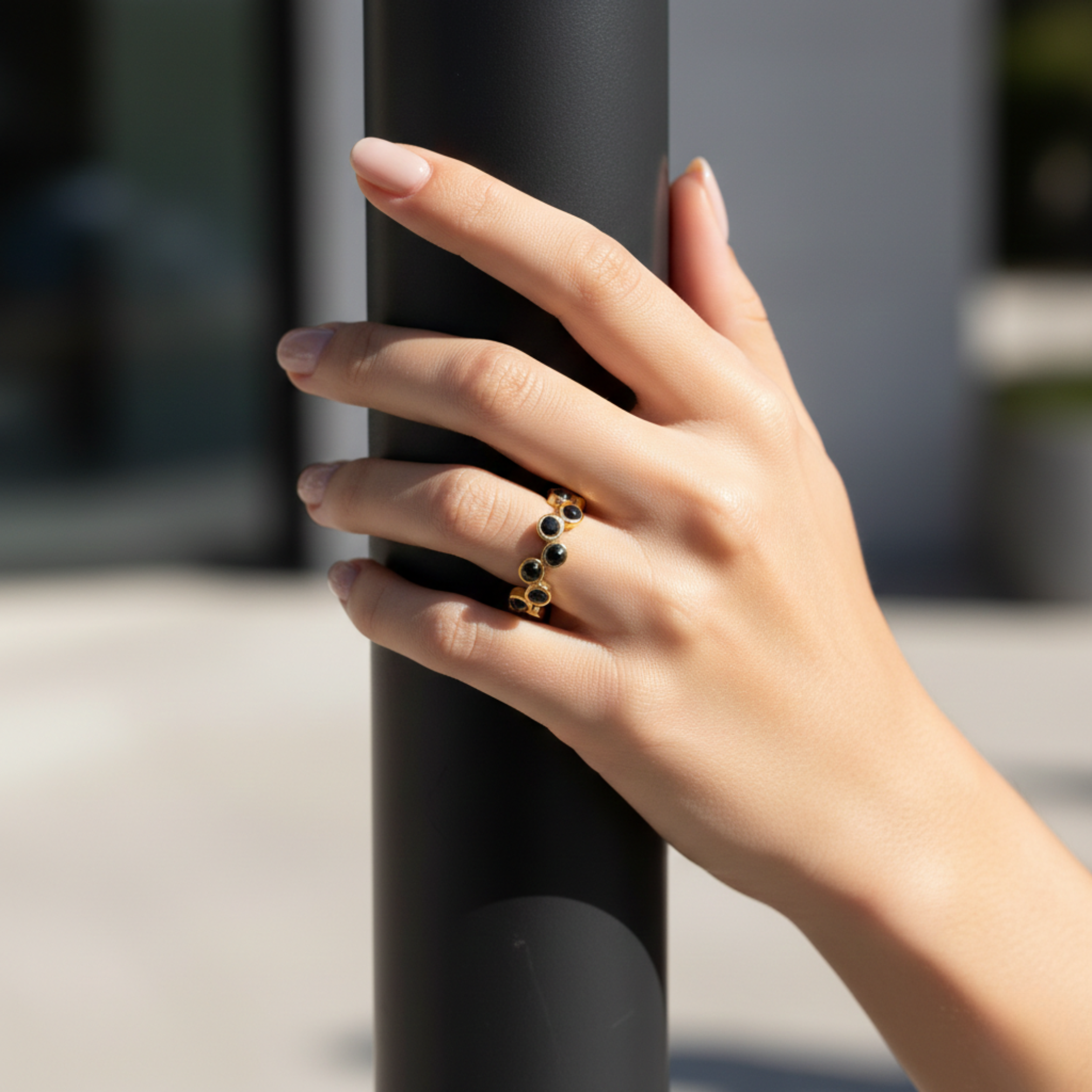 Black Stone Ring
