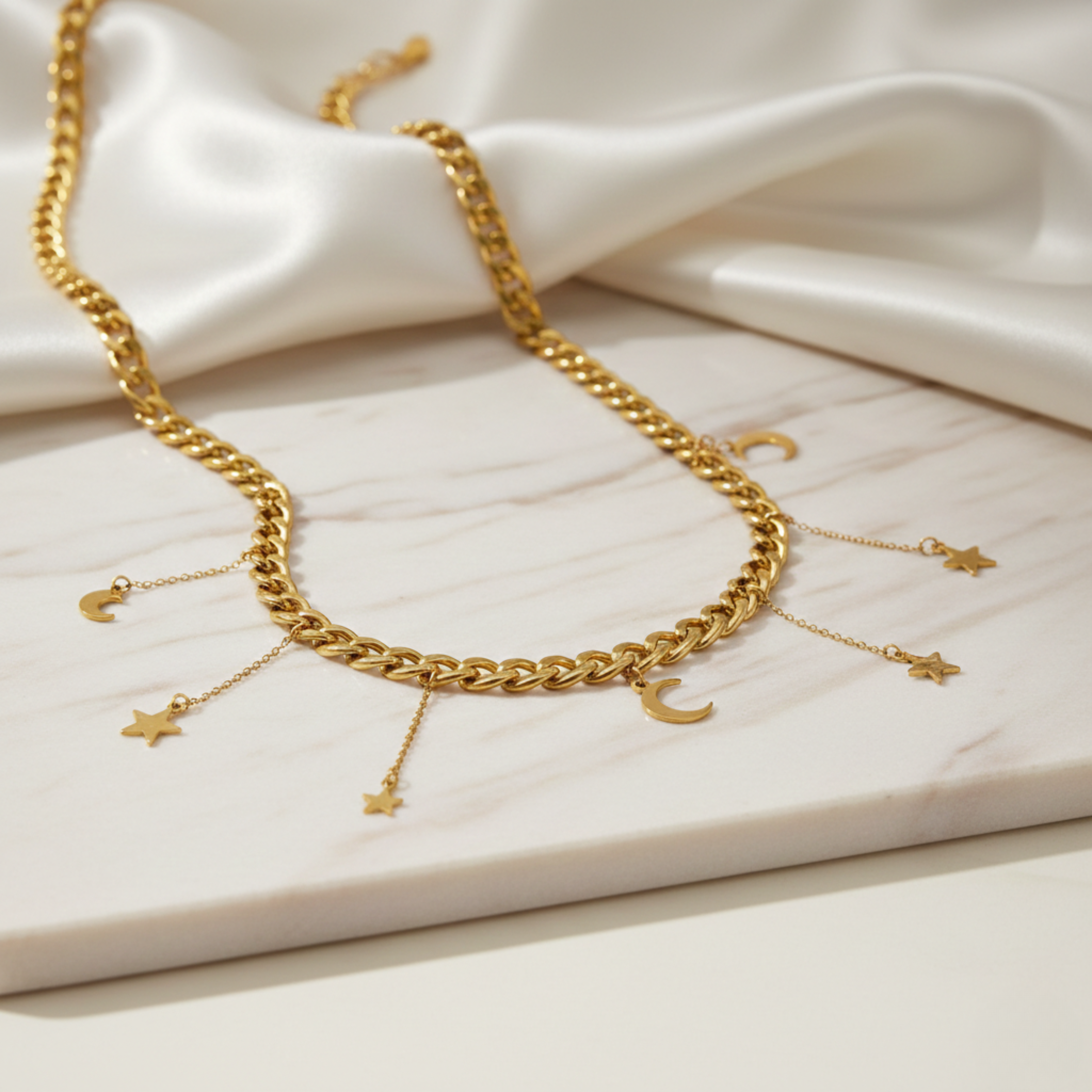 Moonlit Charm Necklace