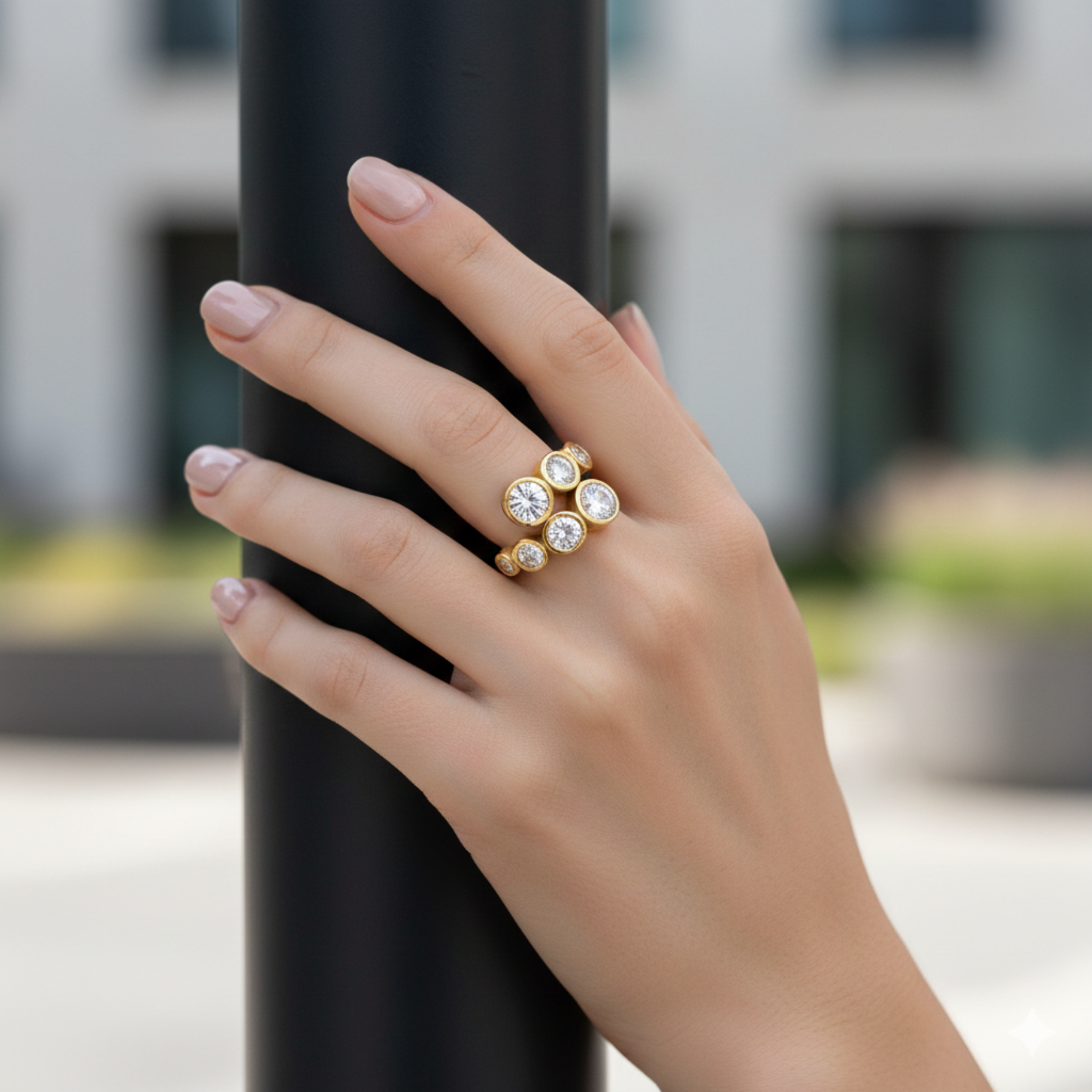 Bubble Stone Ring