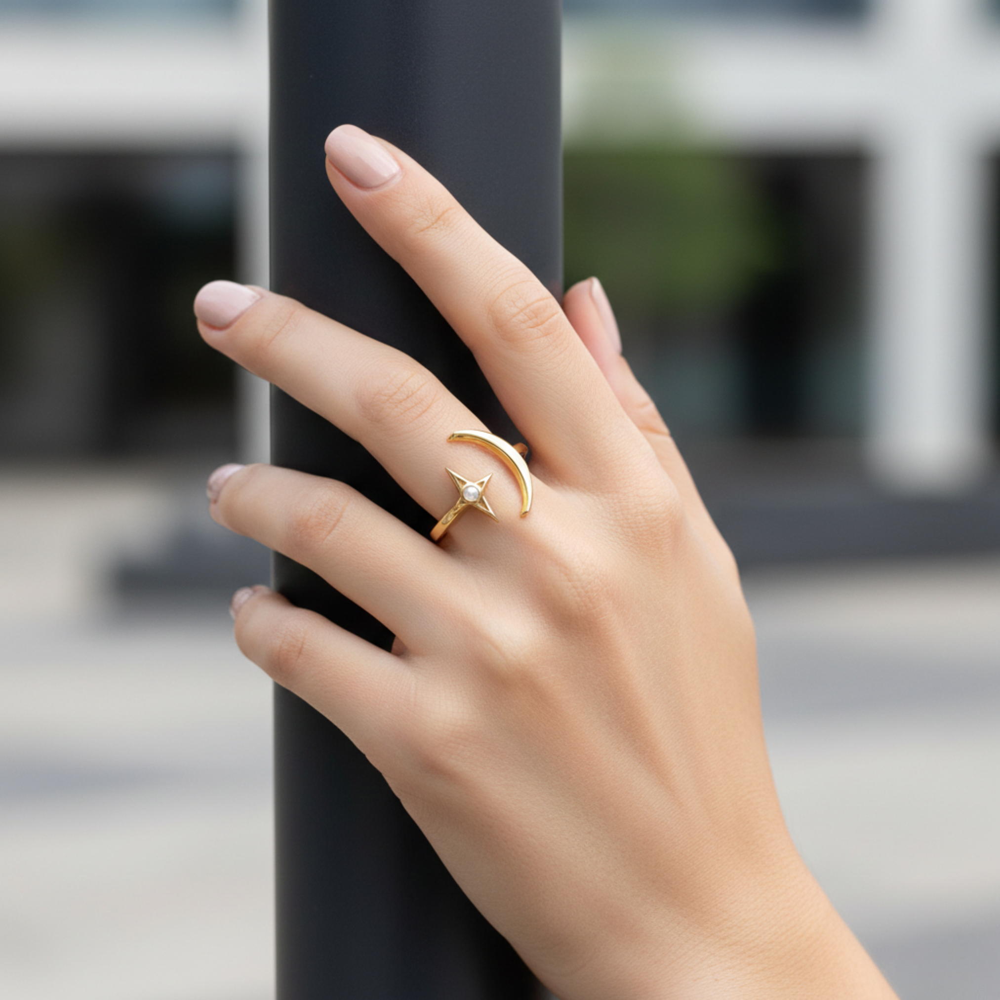 Moon Star Ring
