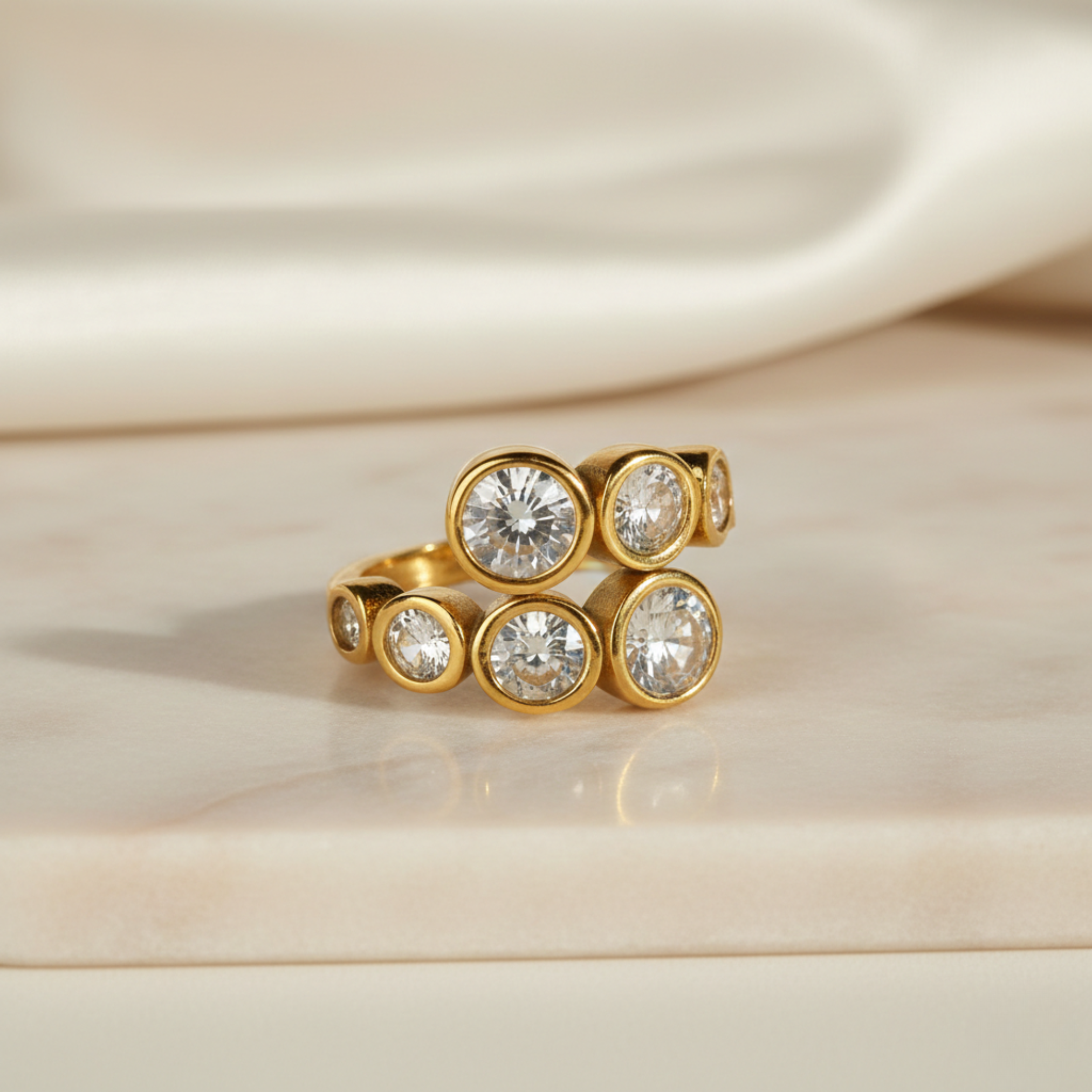 Bubble Stone Ring