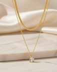 White Magic Dual Chain Necklace