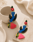 Parrot Tassel Earrings Seebora