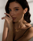 The Demeter Golden Grain Pendant Necklace