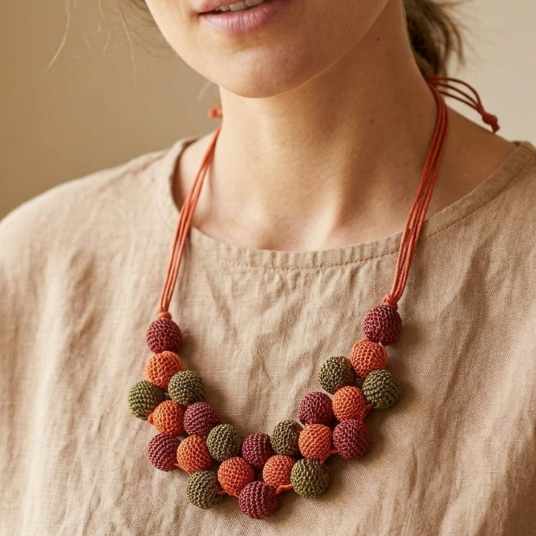 Woven Sphere Necklace