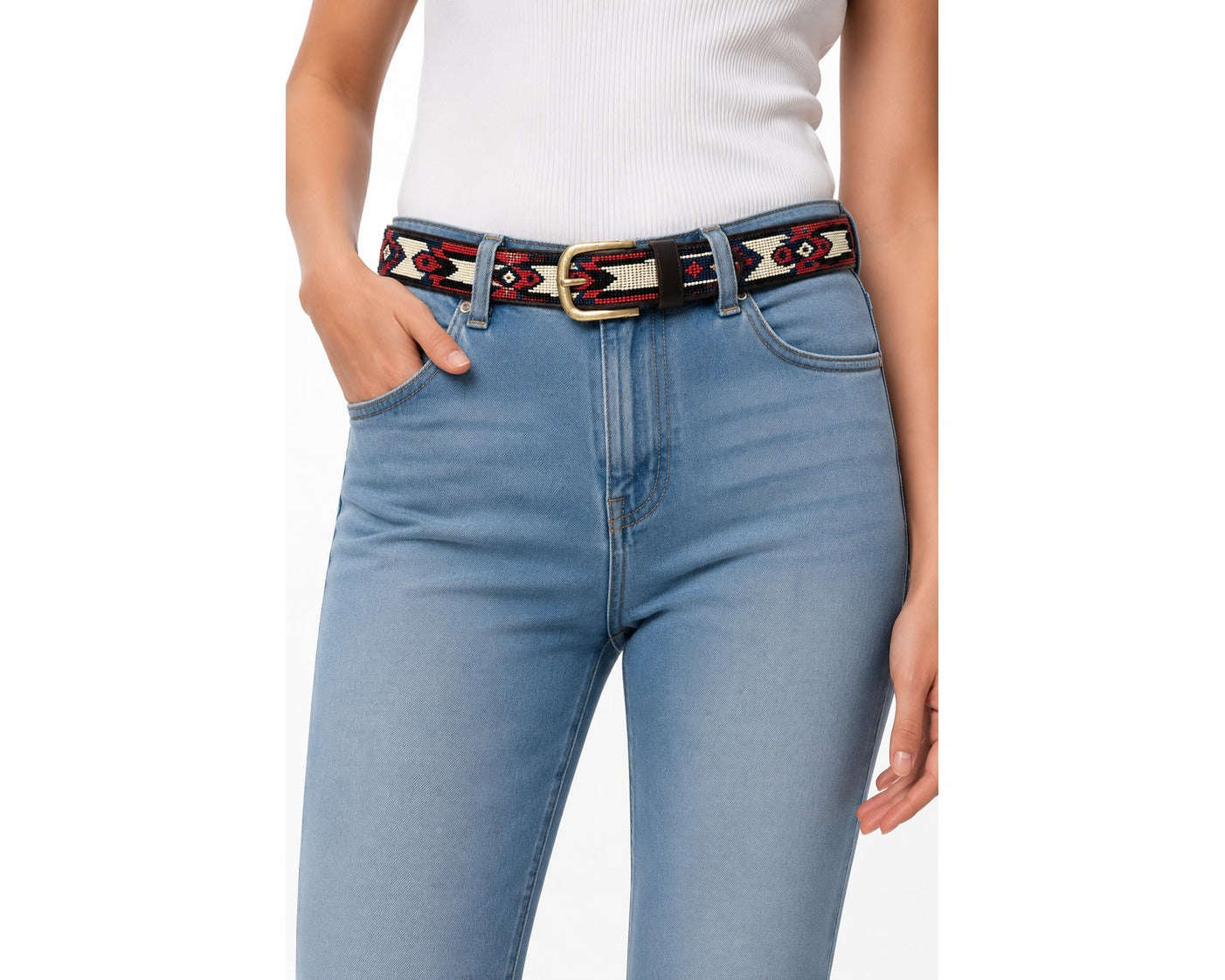 Azara Beaded Belt Seebora