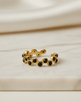 Black Stone Ring Seebora