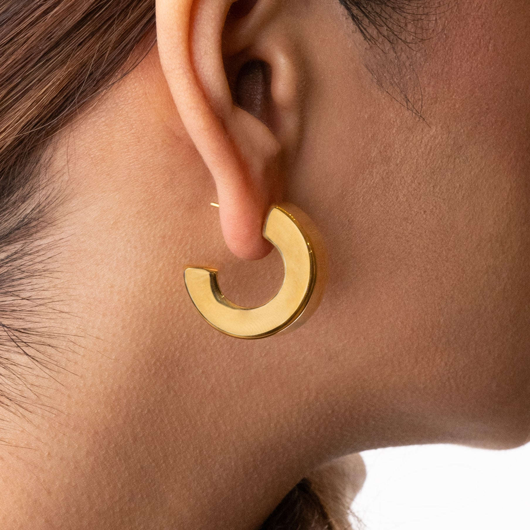 Chic Gold Essence Earrings Seebora