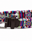 Fiesta Mosaic Belt Multicolour Beaded Women's Belt Seebora