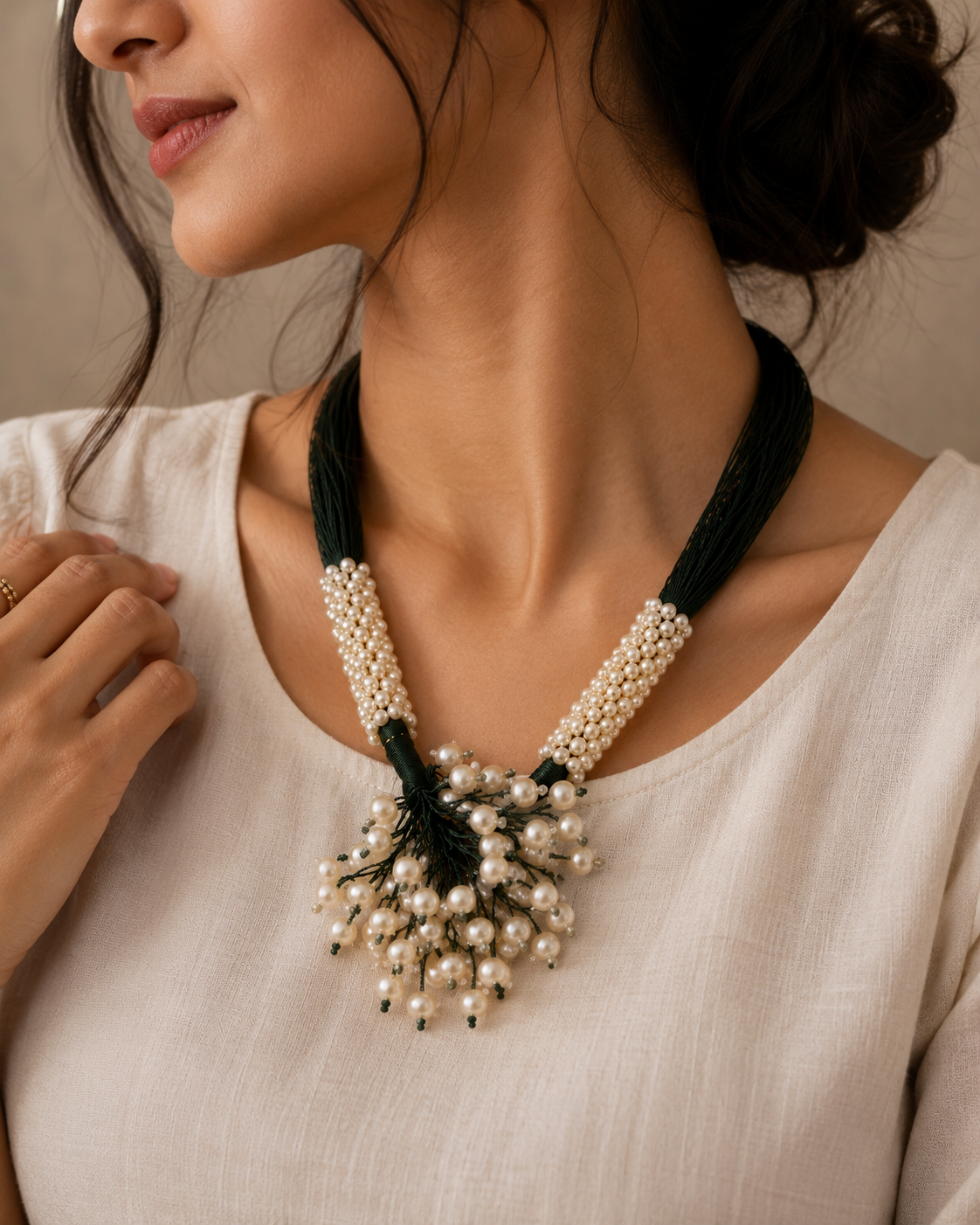 Forest Fringe Necklace