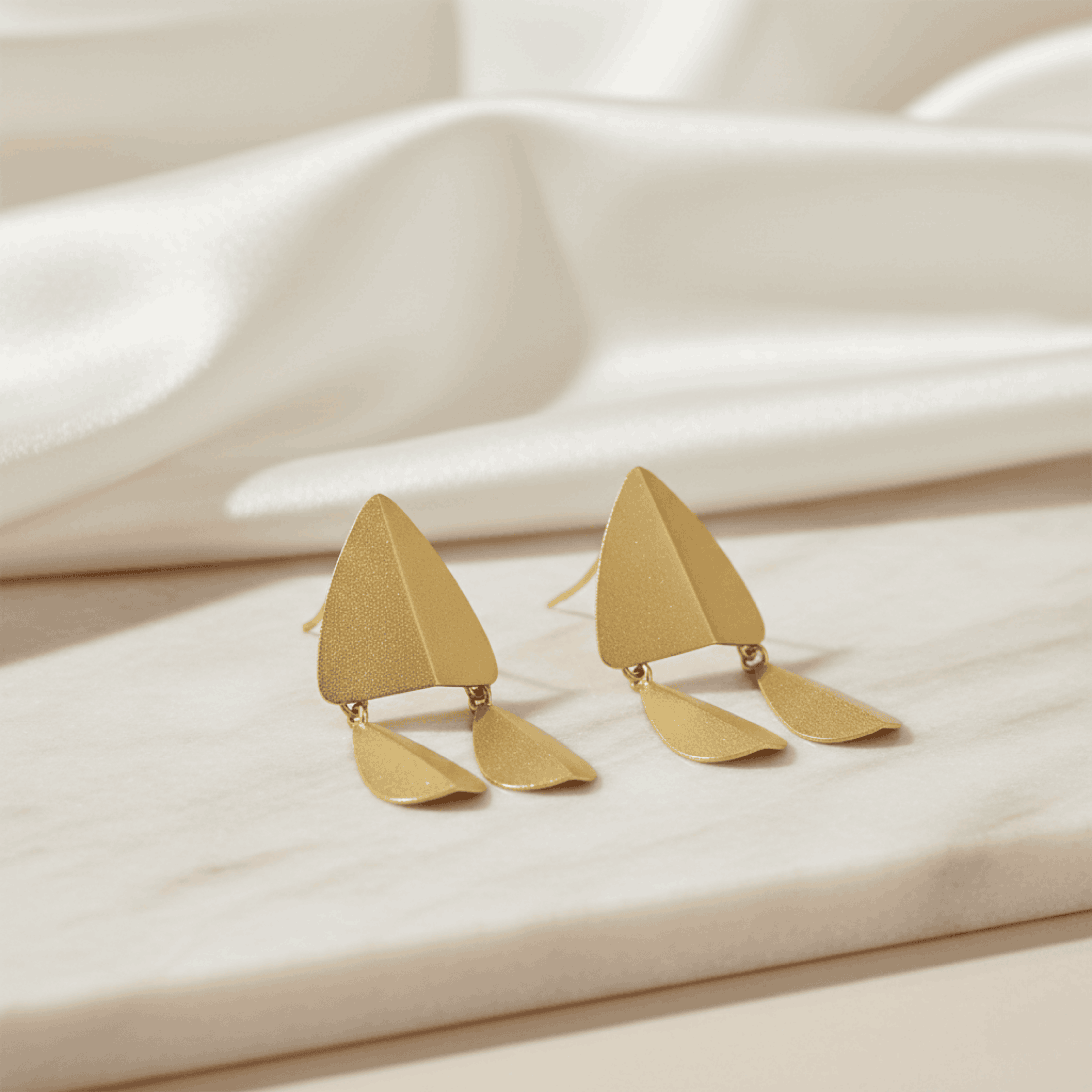 Gold Leaf Earrings Seebora