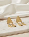 Gold Leaf Earrings Seebora