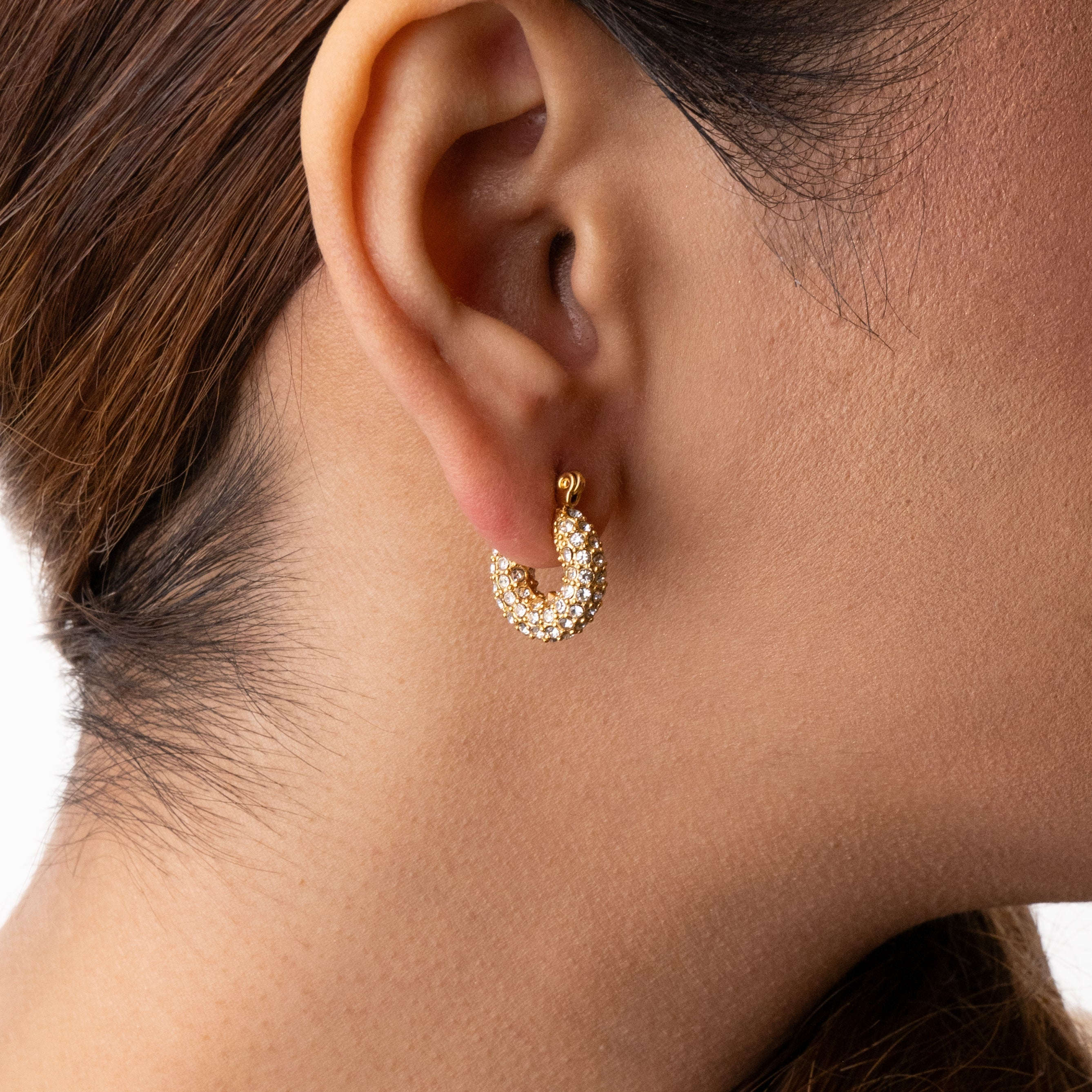 Golden Dream Hoop Earrings Seebora