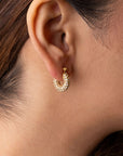 Golden Dream Hoop Earrings Seebora