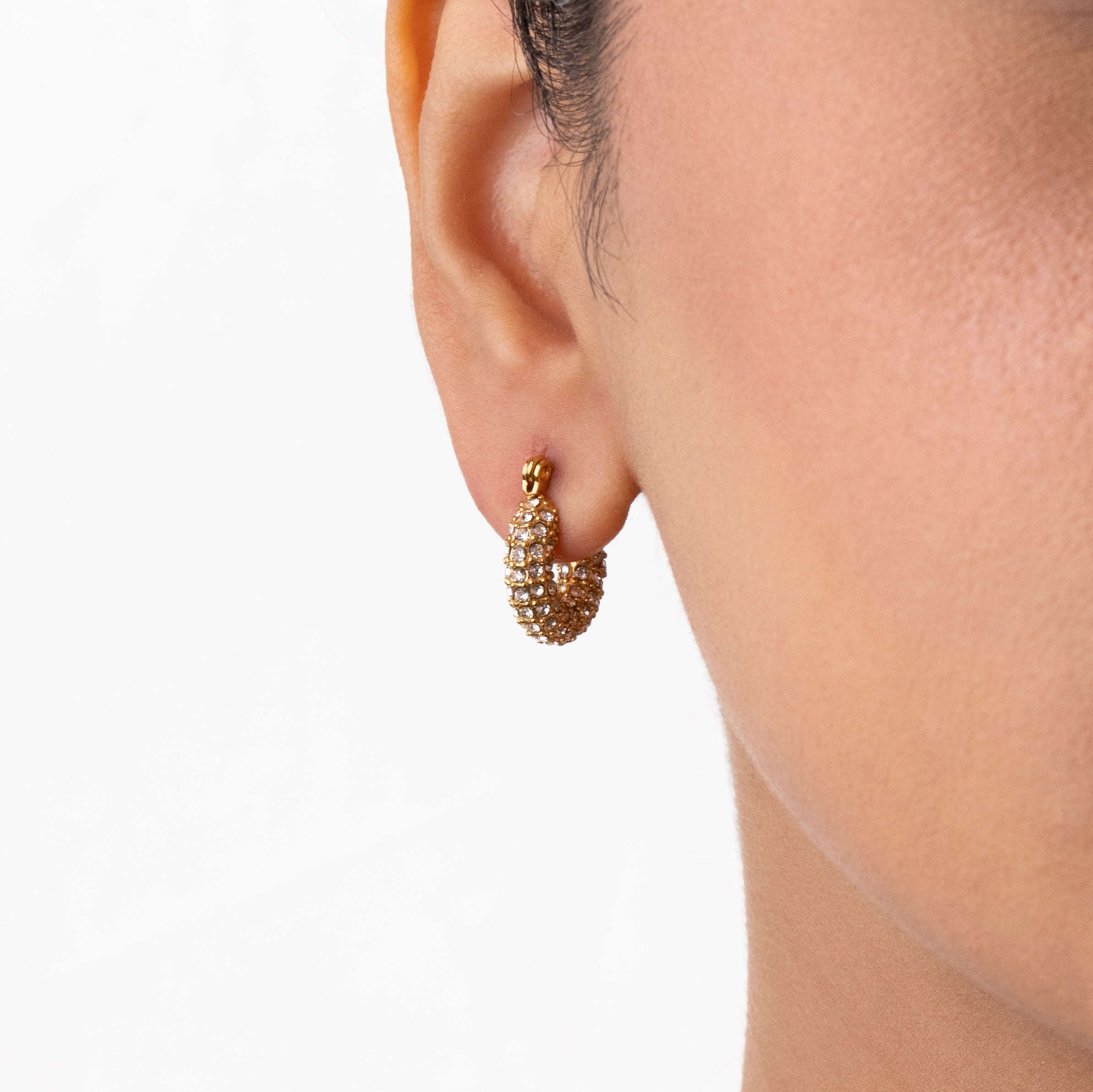 Golden Dream Hoop Earrings Seebora