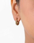 Golden Dream Hoop Earrings Seebora
