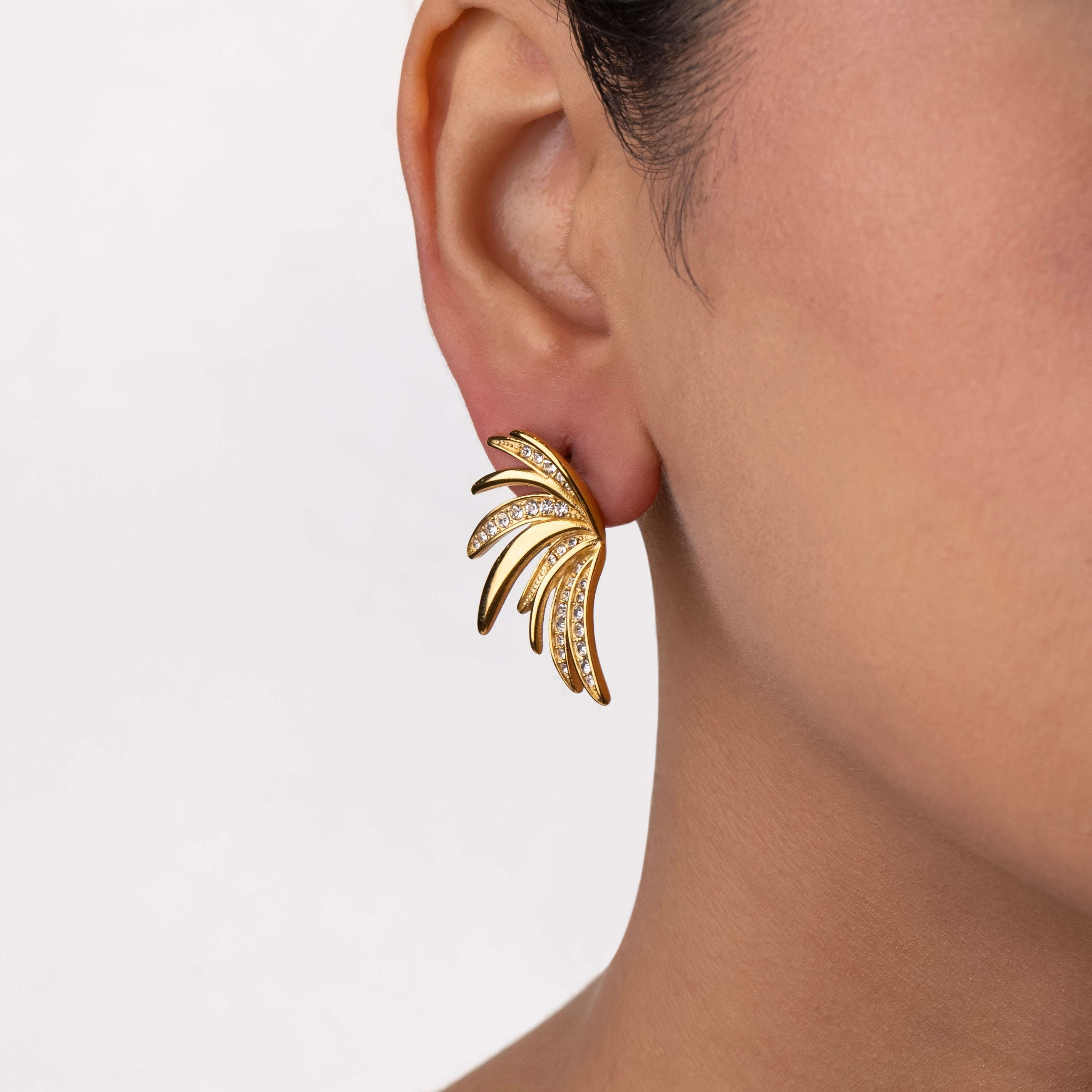  Golden Glimmer Earrings 