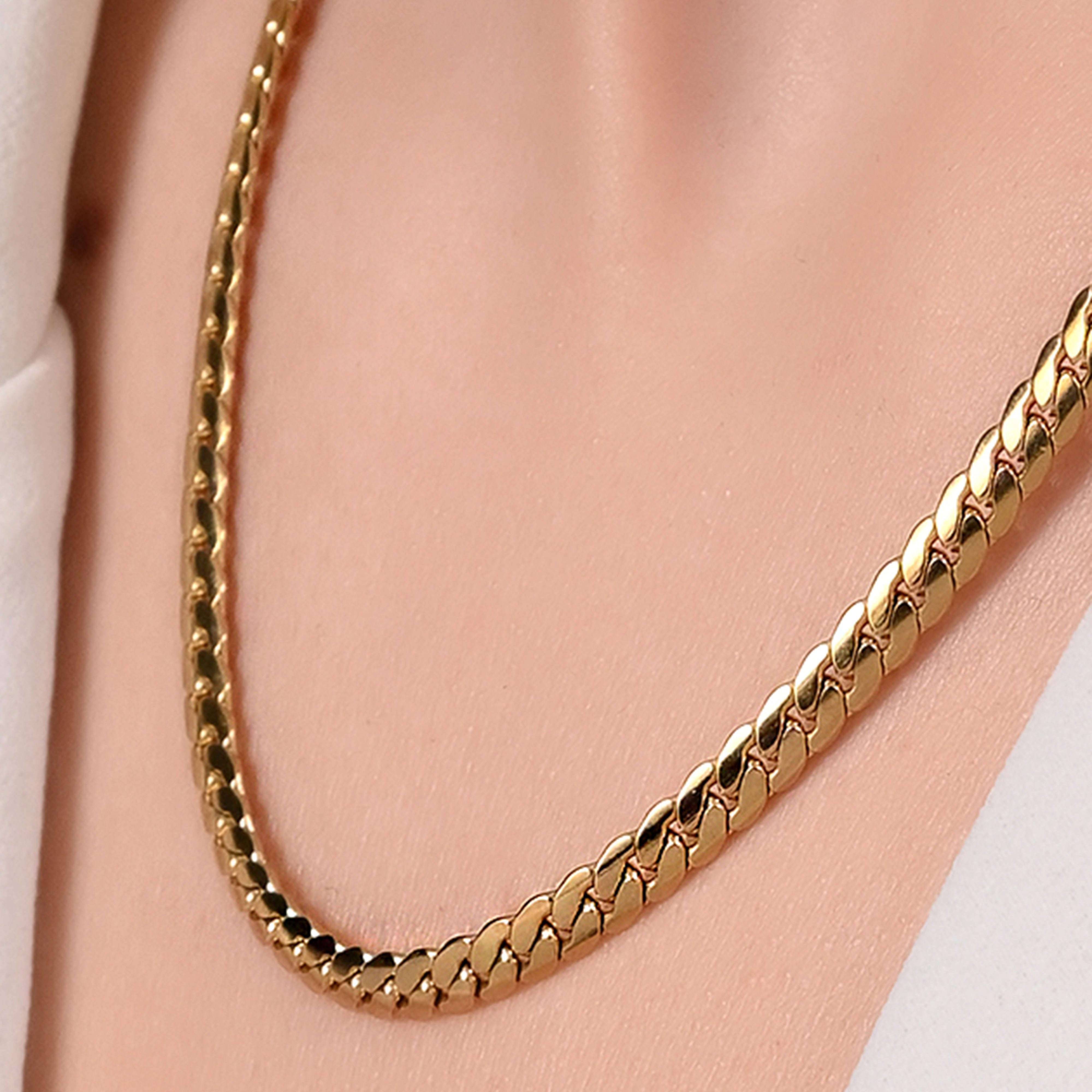 Golden Whisper Link Necklace Seebora