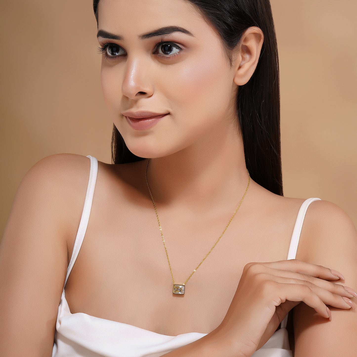 White Magic Stone Necklace