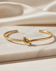 Knotty Gold Cuff Seebora