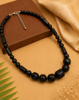 midnight pebble necklace