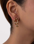 Minimalist Luxe Gold Earrings for Women Seebora