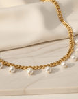 Pearl Elegance Chain Necklace Seebora