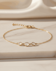 Rainbow Moonstone Bracelet – 14K Gold Plated 925 Sterling Silver Seebora