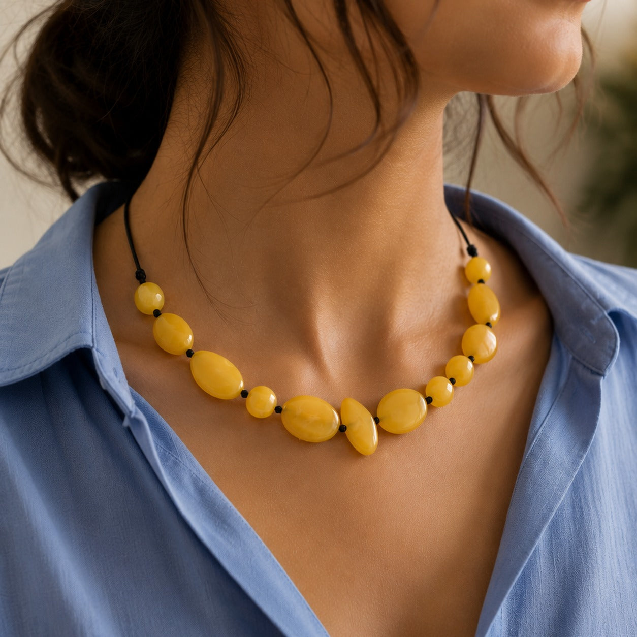Amber Bloom Necklace