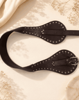 Midnight Studded Corset Belt Seebora