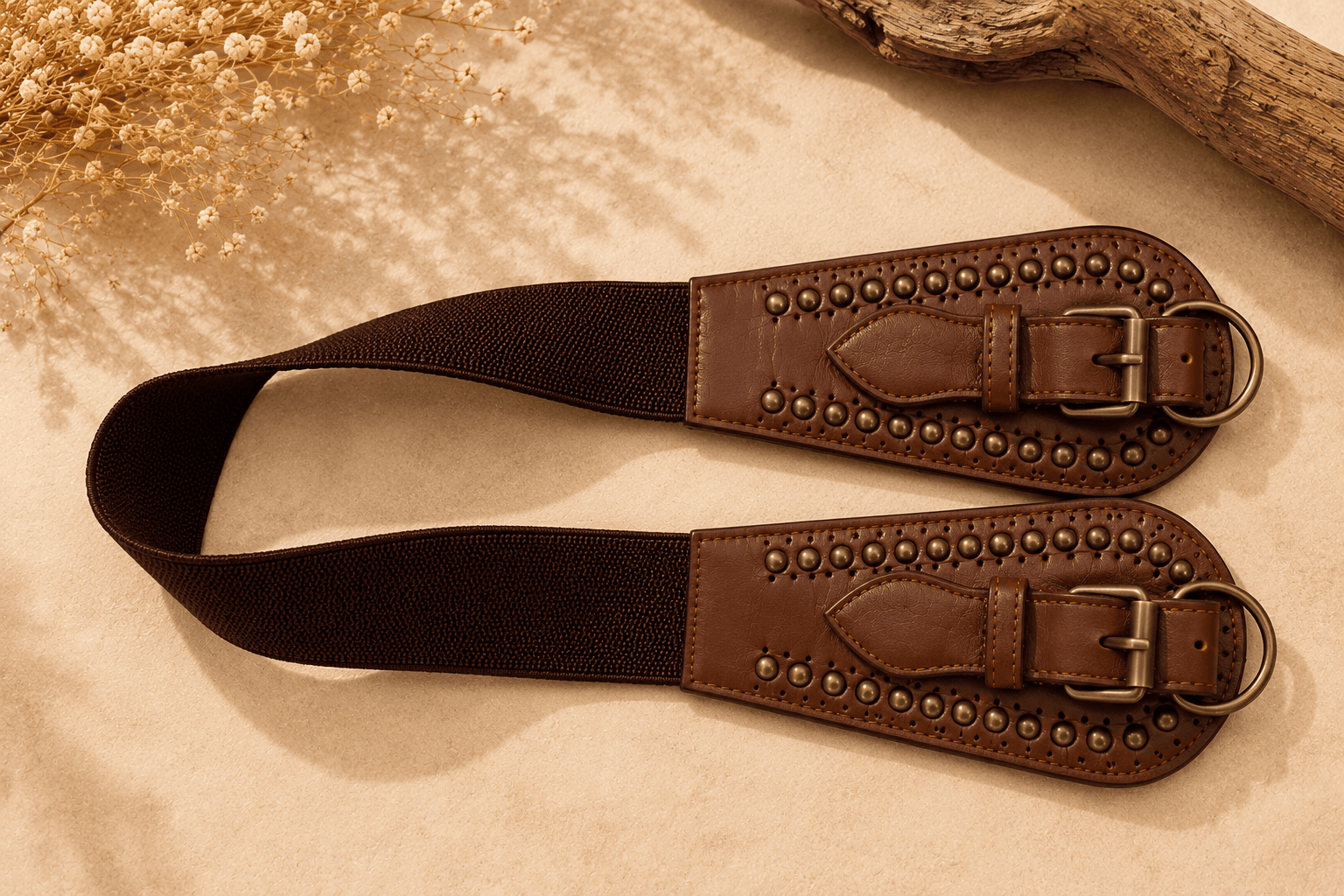 Rustic Rivet Corset Belt Seebora