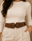 Rustic Rivet Corset Belt Seebora