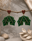 Emerald Ivy Earrings Seebora