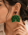 Emerald Ivy Earrings Seebora