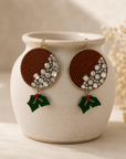 Jeweled Orchard Drop Earrings Seebora