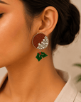 Jeweled Orchard Drop Earrings Seebora
