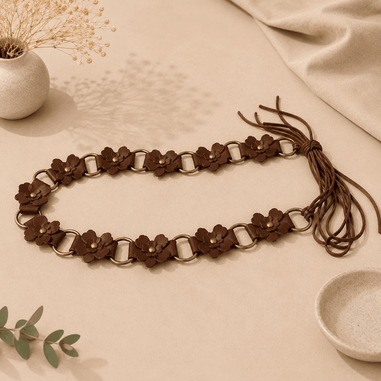 Rustic Bloom Link Belt Seebora