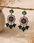 Garden Mosaic Drop Earrings Seebora