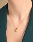 Spiral Elegance Necklace | 24K Gold Plated & Anti-Tarnish Seebora