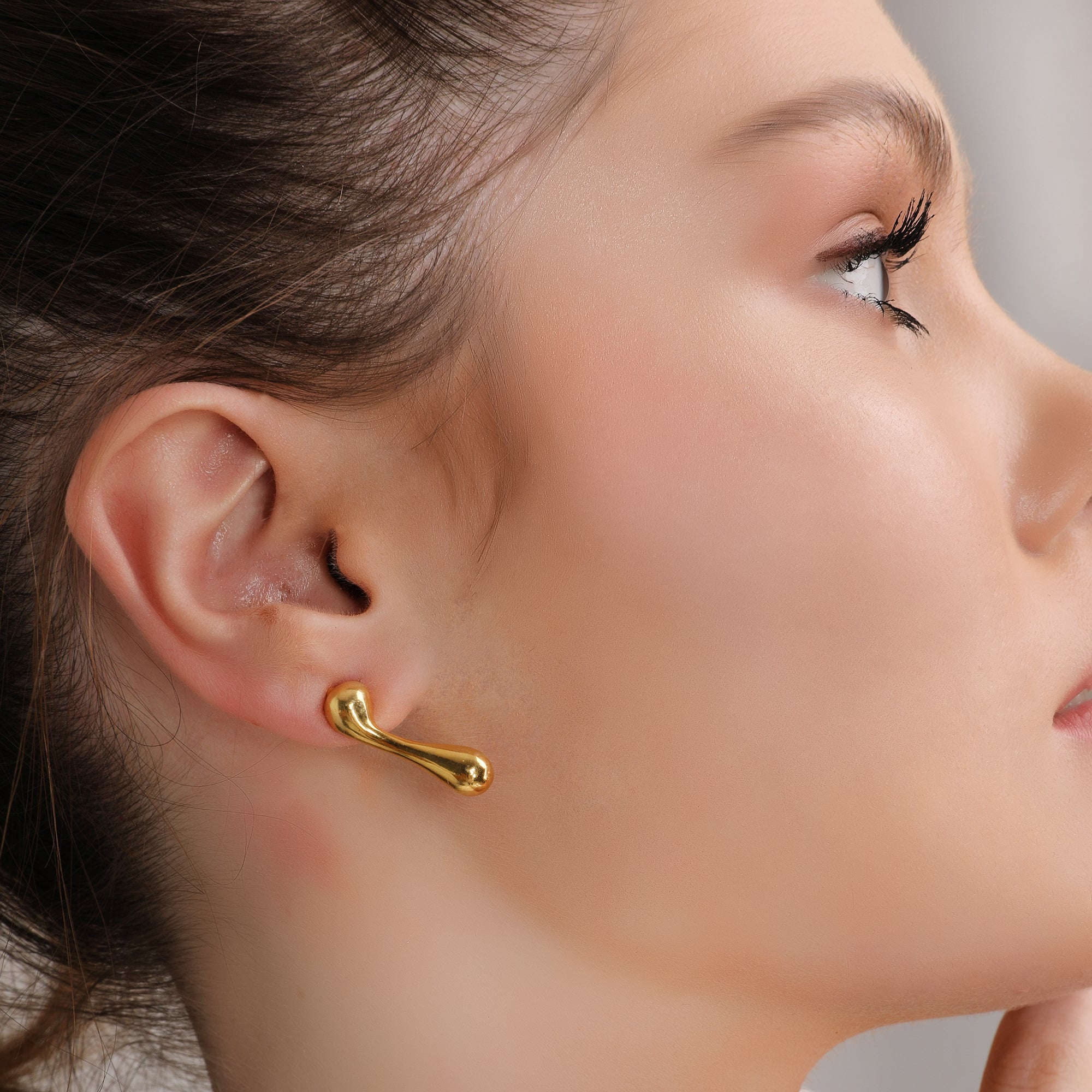 The Gold Drop Earrings Seebora