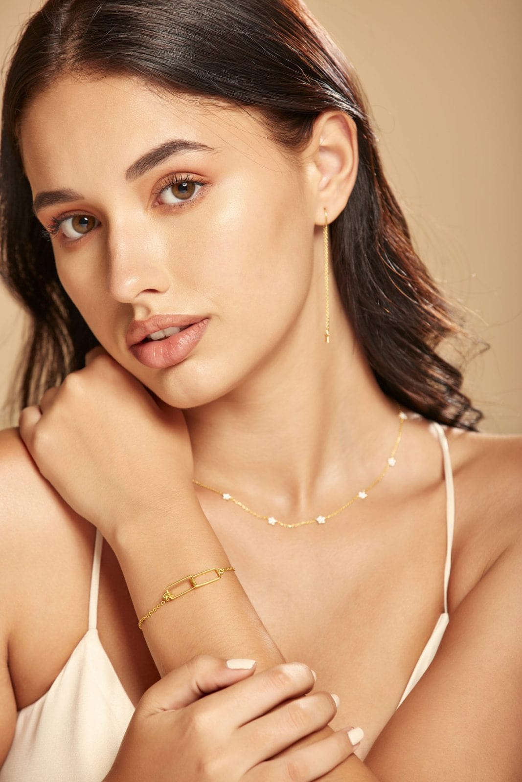 Jada Geo Interlock Bracelet, Geometric Bracelet, Linked Bracelet, Statement Bracelet.