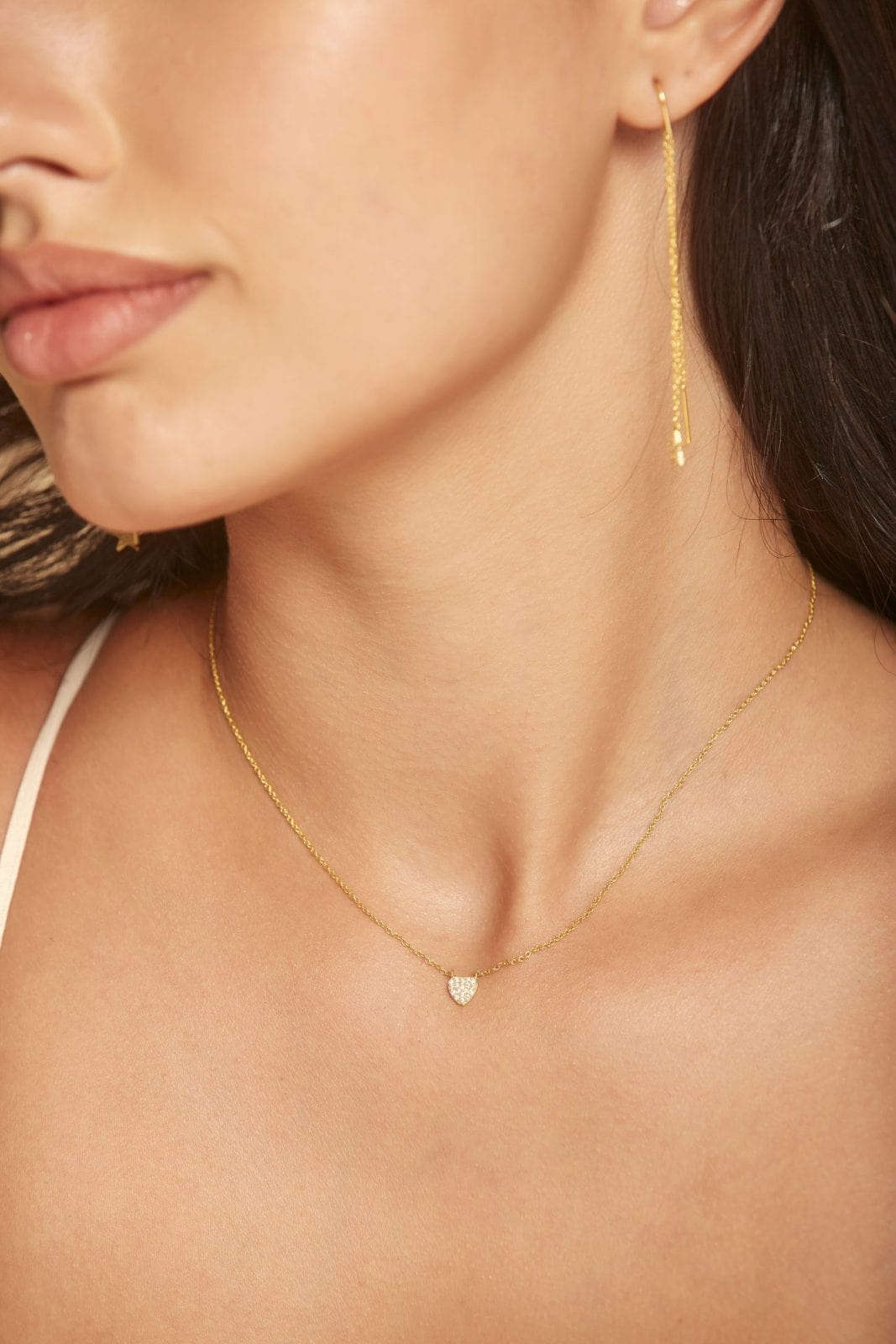 Pave, Heart Necklace, Jewelry, Fashion, Accessories, Love, Romance.	Pave, Heart Necklace, Jewelry, Fashion, Accessories, Love, Romance.