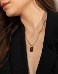 The Smoky Quartz Pendant Necklace Seebora