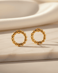 The Twisted Circle Earrings Seebora