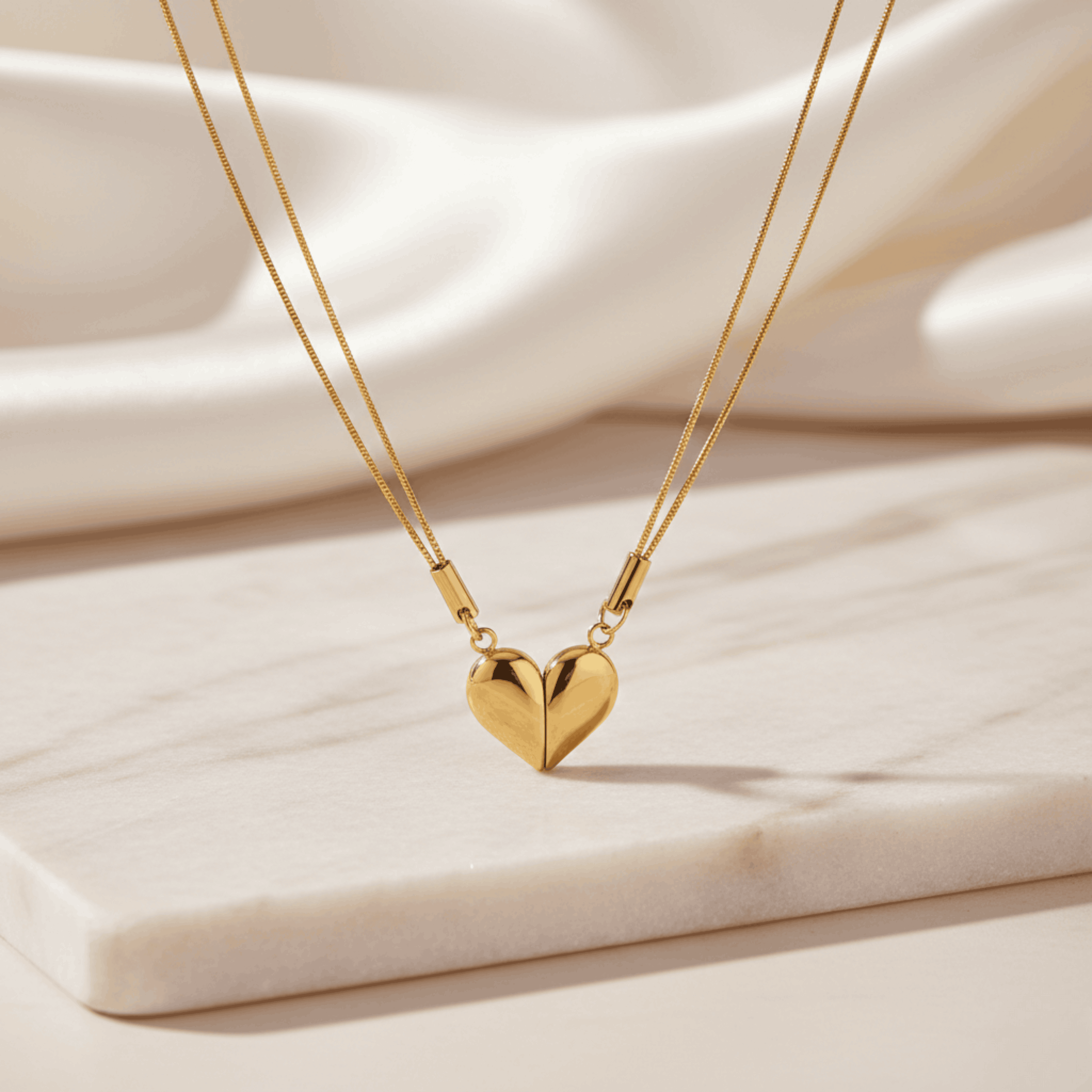Twin Heart Necklace Seebora