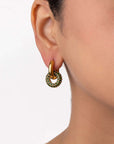 Verdant Gold Drop Earrings | 24K Gold Plated & Anti-Tarnish Seebora